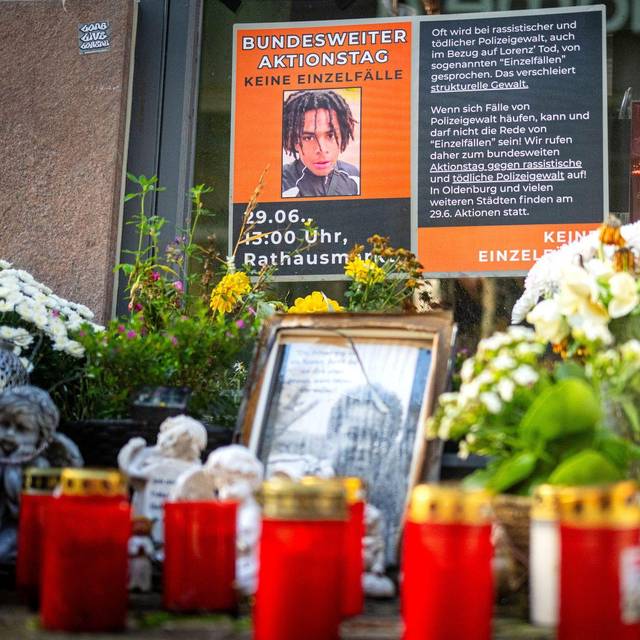 Trauer in Oldenburg um getöteten Lorenz