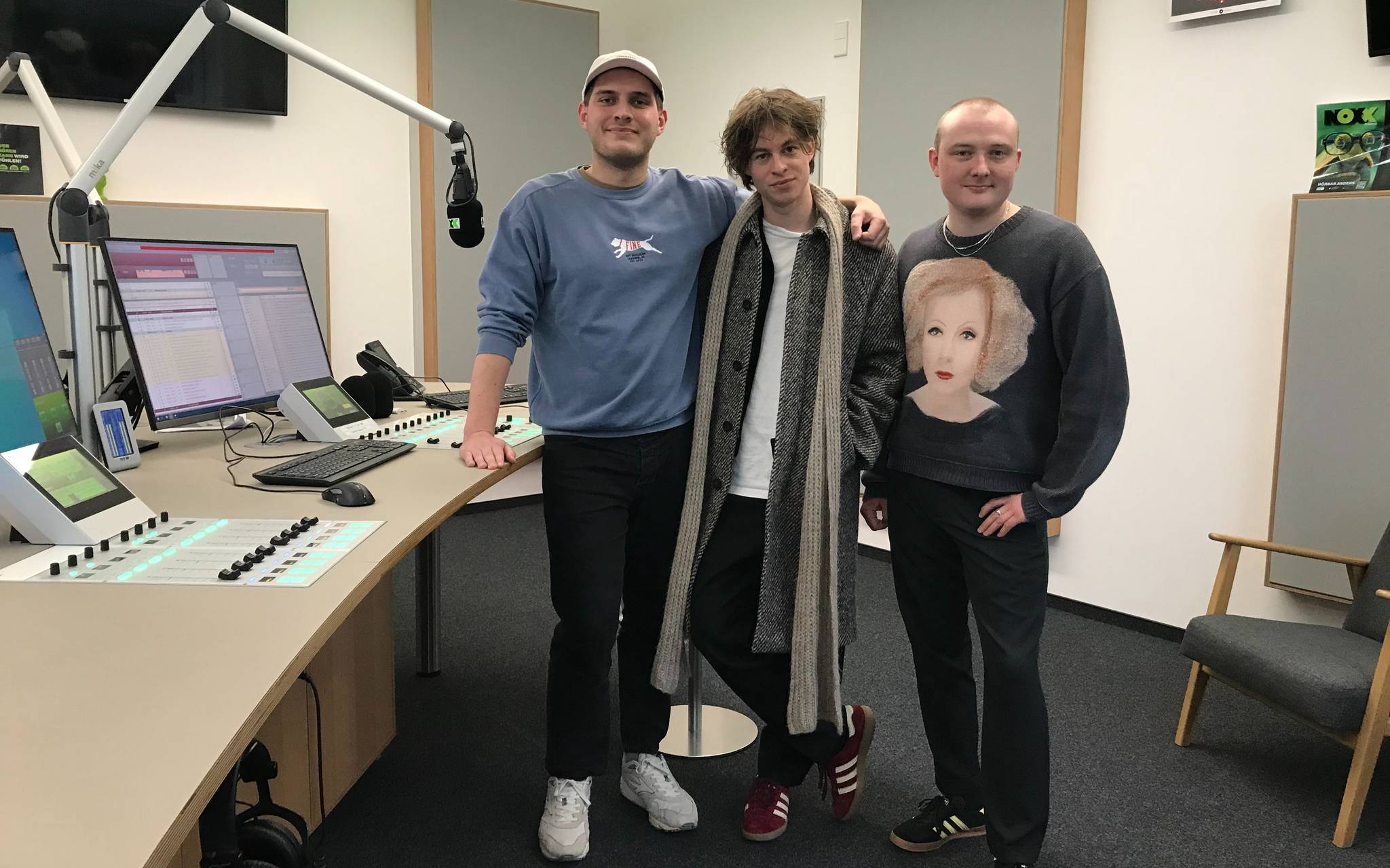 Giant Rooks zu Besuch im Studio